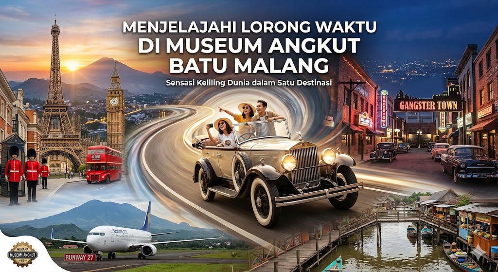 Seru! Jelajahi Lorong Waktu di Wahana Museum Angkut Batu